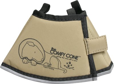 Comfy Cone E-Collar for Dogs & Cats, Tan, slide 1 of 1
