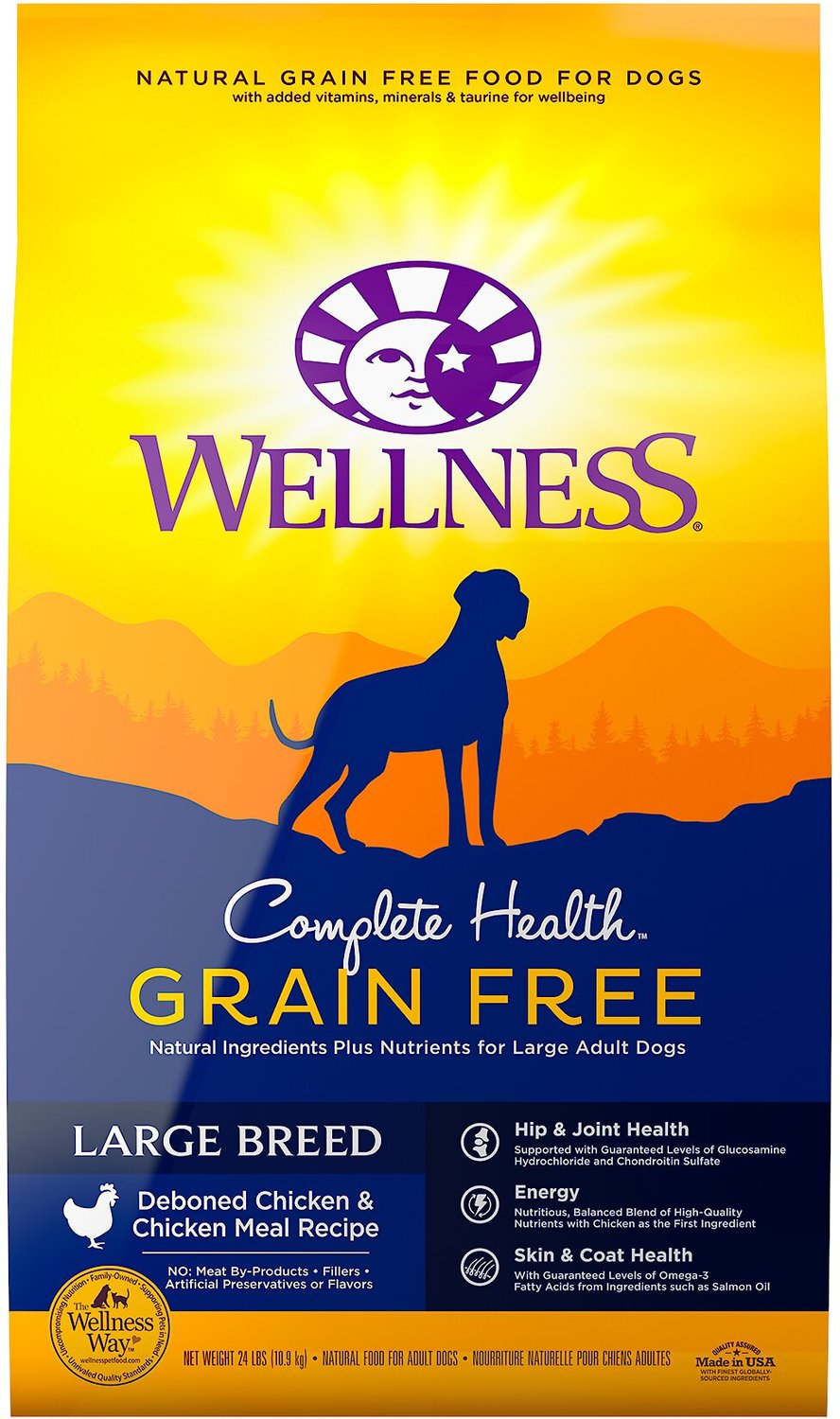 wellness complete health dog food