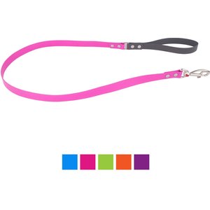 Red Dingo Vivid PVC Dog Leash, Hot Pink, Small: 4-ft long, 5/8-in wide