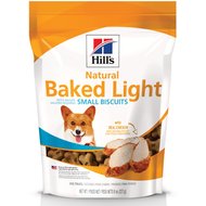 Hill's Natural Baked Light Biscuits with Real Chicken Dog Treats, Small