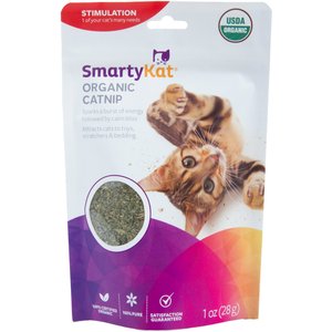 SmartyKat Certified Organic Catnip, 1-oz bag