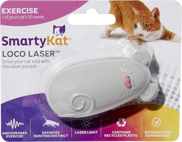 SmartyKat Loco Laser Cat Toy, Color Varies slide 1 of 8