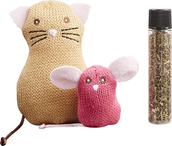 Petlinks Knit Nipper Refillable Cat Toy with Catnip slide 1 of 7
