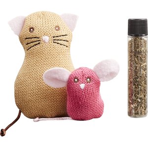 Petlinks Knit Nipper Refillable Cat Toy with Catnip