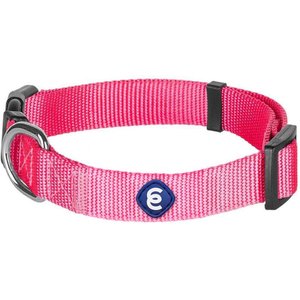 Blueberry Pet Classic Solid Nylon Dog Collar, French Pink, X-Small: 8 to 11-in neck, 3/8-in wide