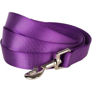 Blueberry Pet Classic Solid Nylon Dog Leash, Dark Orchid, Small: 5-ft long, 5/8-in wide
