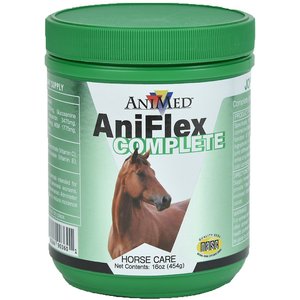AniMed Natural Aniflex Complete Connective Tissue Support Powder Horse Supplement, 16-oz tub