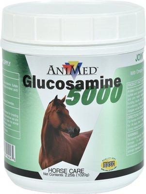 AniMed Glucosamine 5000 Joint Support Powder Horse Supplement, slide 1 of 1