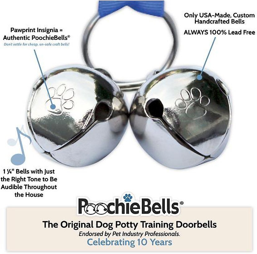 PoochieBells Verified Potty Training Dog Doorbells