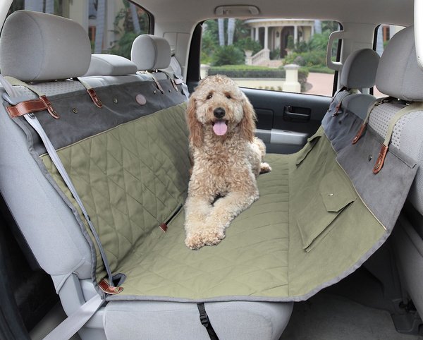 PetSafe Happy Ride Quilted Hammock Seat Cover, Green slide 1 of 10