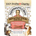 Newman's Own Grain-Free Salmon Skin & Coat Snack Sticks Dog Treats, 5-oz bag