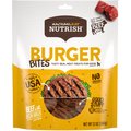 Rachael Ray Nutrish Burger Bites, Beef Burger with Bison Grain-Free Dog Treats, 12-oz bag