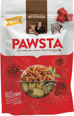 Rachael Ray Nutrish Pawsta Beef Stuffed Riggies Recipe Dog Treats, slide 1 of 1