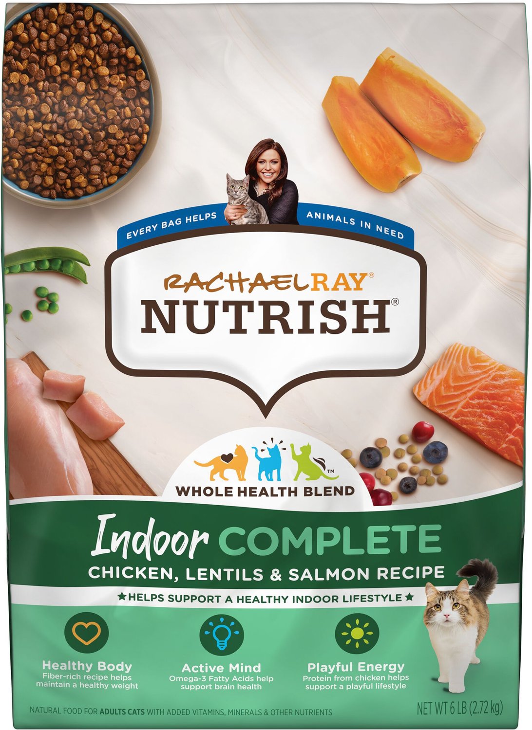 Rachael Ray Nutrish Indoor Complete Chicken with Lentils ...