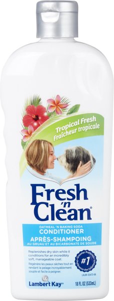 PetAg Fresh 'N Clean Tropical Fresh Oatmeal 'N Baking Soda Conditioner, 18-oz bottle slide 1 of 8