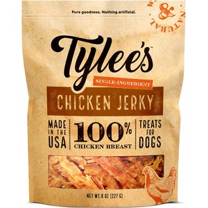 Tylee's Human-Grade Chicken Jerky Dog Treats, 8-oz bag