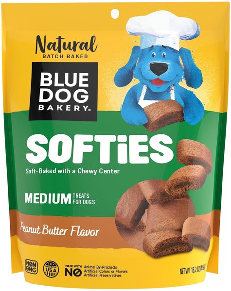 Blue Dog Bakery Softies Peanut Butter Dog Treats, 18-oz box slide 1 of 6