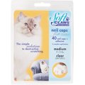 Soft Claws Cat Nail Caps, 40 count, Medium, Clear