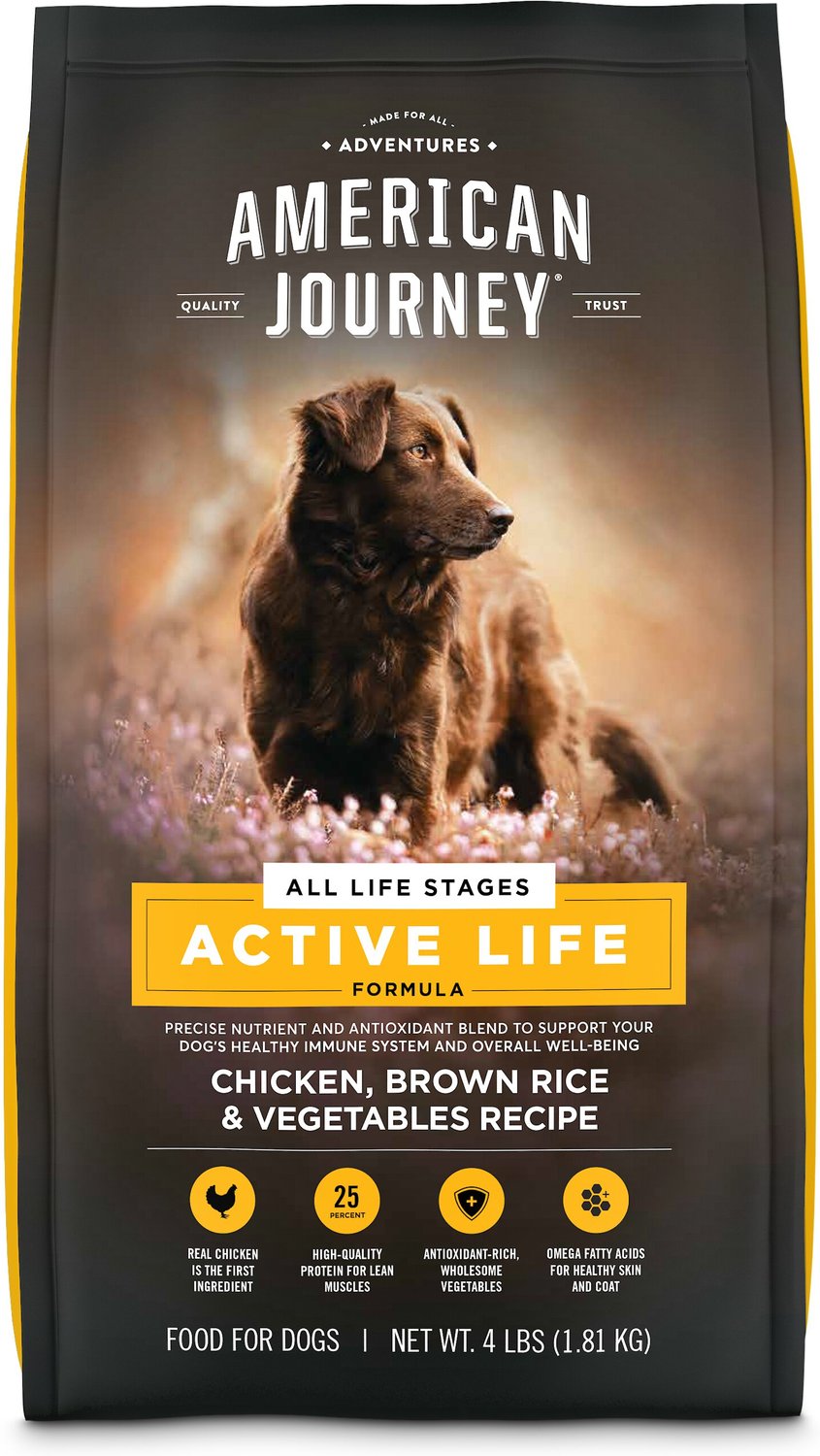 American Journey Active Life Formula Chicken, Brown Rice & Vegetables Recipe Dry Dog Food