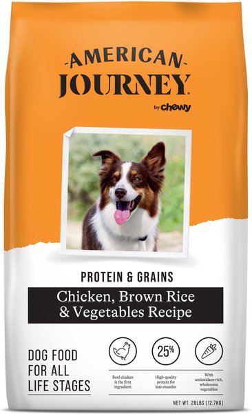 American Journey Active Life Formula Chicken, Brown Rice & Vegetables Recipe Dry Dog Food, 28-lb bag slide 1 of 8