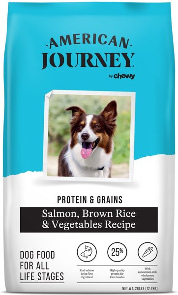 American Journey Active Life Formula Salmon, Brown Rice & Vegetables Recipe Dry Dog Food, 28-lb bag slide 1 of 8