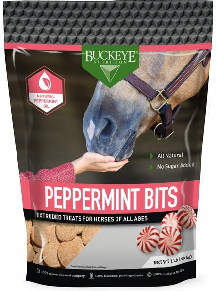 Buckeye Nutrition All-Natural Peppermint Horse Treats, 1-lb bag slide 1 of 6