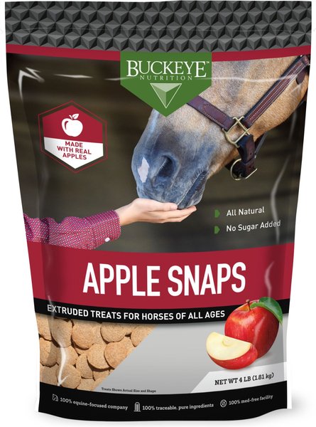Buckeye Nutrition All-Natural Apple Horse Treats, 4-lb bag slide 1 of 2