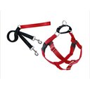 2 Hounds Design Freedom No Pull Nylon Dog Harness & Leash, Red, Medium: 22 to 28-in chest, 5/8-in wide