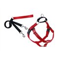 2 Hounds Design Freedom No Pull Nylon Dog Harness & Leash, Red, Medium: 22 to 28-in chest, 1-in wide