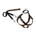 2 Hounds Design Freedom No Pull Nylon Dog Harness & Leash, Brown, Large: 26 to 32-in chest, 1-in wide