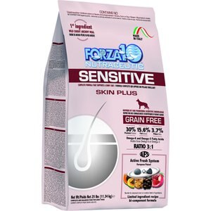 Forza10 Nutraceutic Sensitive Skin Plus Grain-Free Dry Dog Food, 25-lb bag