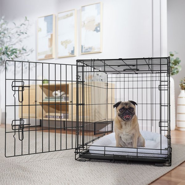 Frisco Heavy Duty Fold & Carry Single Door Collapsible Wire Dog Crate, 30 inch slide 1 of 9