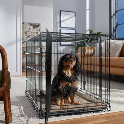 Frisco Heavy Duty Fold & Carry Double Door Collapsible Wire Dog Crate, slide 1 of 1