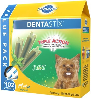 Pedigree Dentastix Fresh Mint Flavored Mini Dental Dog Treats, slide 1 of 1