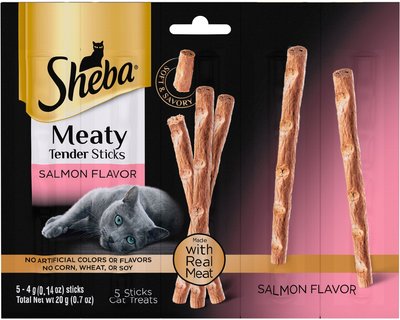Sheba Meaty Tender Sticks Salmon Flavored Cat Treats, slide 1 of 1