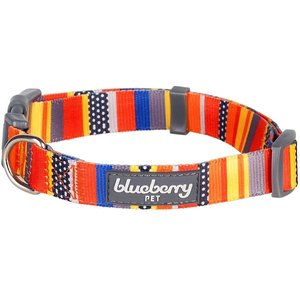 Blueberry Pet Nautical Prints Polyester Dog Collar, Nautical Flags, Small: 12 to 16-in neck, 5/8-in wide