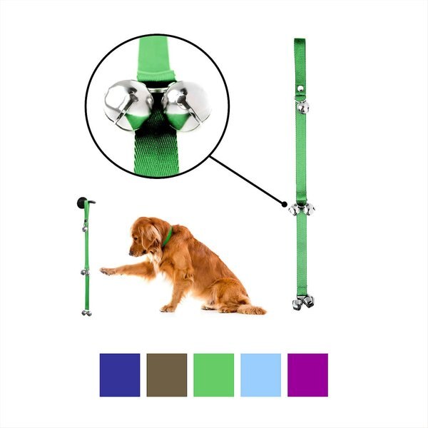 White Small pet Supplies Ffpazig Bell Bell Pet Dog Potty Training for Training and as a Communications Device Doggie Bell to Go Outside