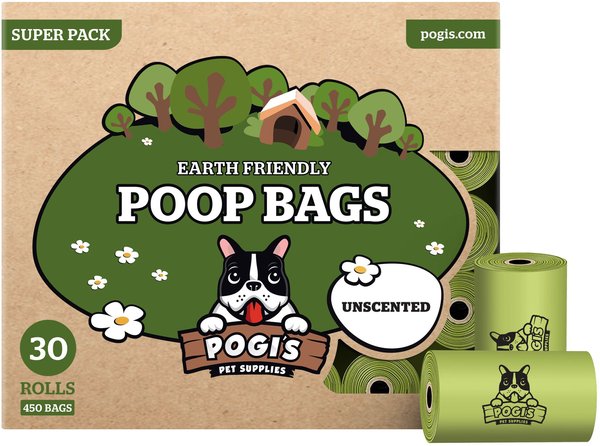 Pogi's Pet Supplies Poop Bags, Unscented, 450 count slide 1 of 9
