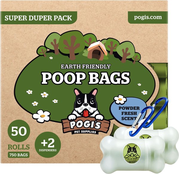 Pogi's Pet Supplies Poop Bags with 2 Dispensers, 750 count slide 1 of 9