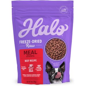 Halo Beef Recipe Raw Freeze-Dried Dog Food, 14-oz bag