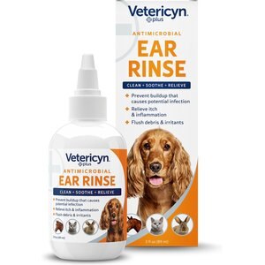 Vetericyn Plus Antimicrobial Pet Ear Rinse, 3-oz bottle