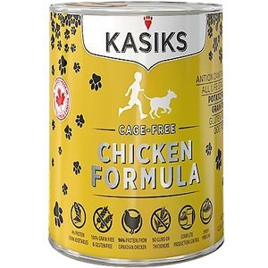 KASIKS Cage-Free Chicken Formula Grain-Free Canned Dog Food, 12.2-oz, case of 12