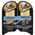Sheba Perfect Portions Multipack Tuna and Shrimp Entrée Cat Food Trays, 2.6-oz, case of 24 twin-packs
