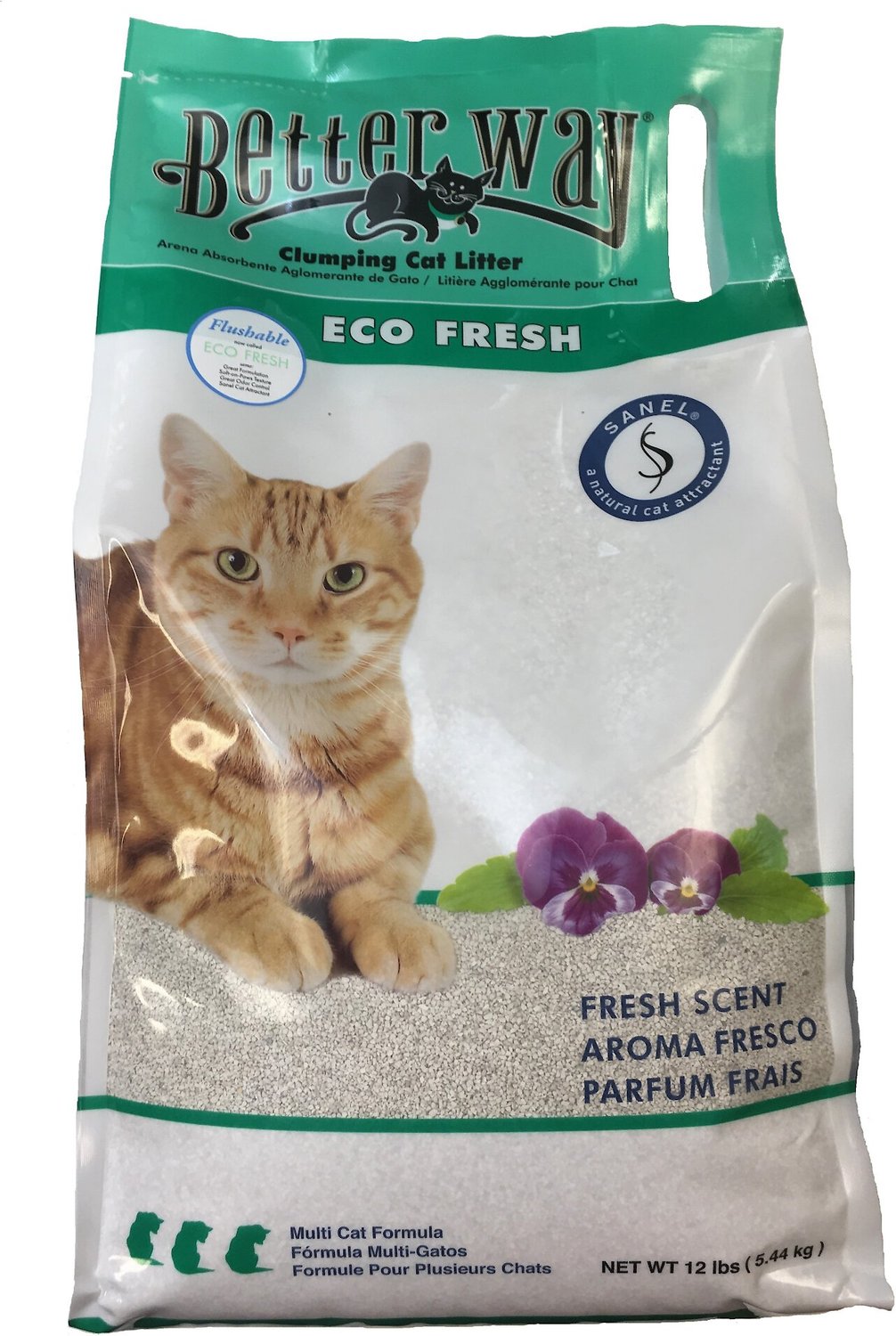 Better Way Eco Fresh Cat Litter, 12lb bag
