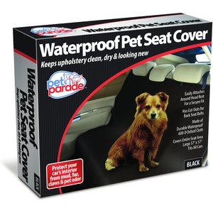 Pet Parade Waterproof Pet Seat Cover, Black