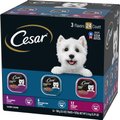 Cesar Filets in Gravy Beef Flavors Variety Pack Dog Food, 3.5-oz tray, case of 24