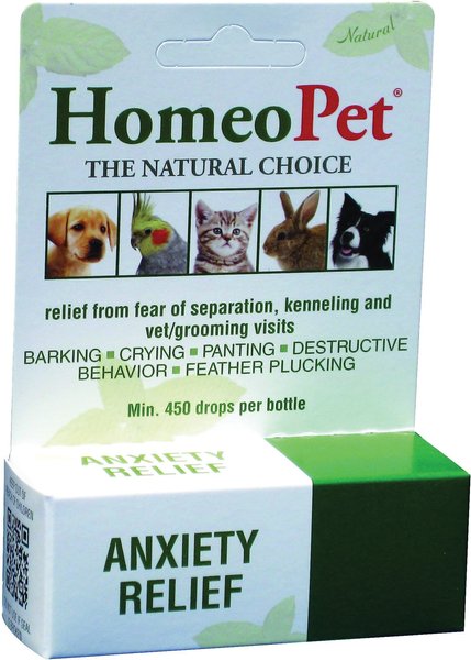 HomeoPet Anxiety Relief Dog, Cat, Bird & Small Animal Supplement, 450 drops slide 1 of 3