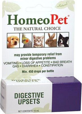 HomeoPet Digestive Upsets Homeopathic Medicine for Digestive Issues for Birds, Cats, Dogs & Small Pets, slide 1 of 1