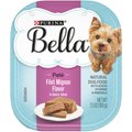 Purina Bella Small Breed Filet Mignon Flavor in Savory Juices Dog Food Trays, 3.5-oz, case of 12