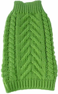 Pet Life Swivel-Swirl Heavy Cable Knitted Dog Sweater, slide 1 of 1